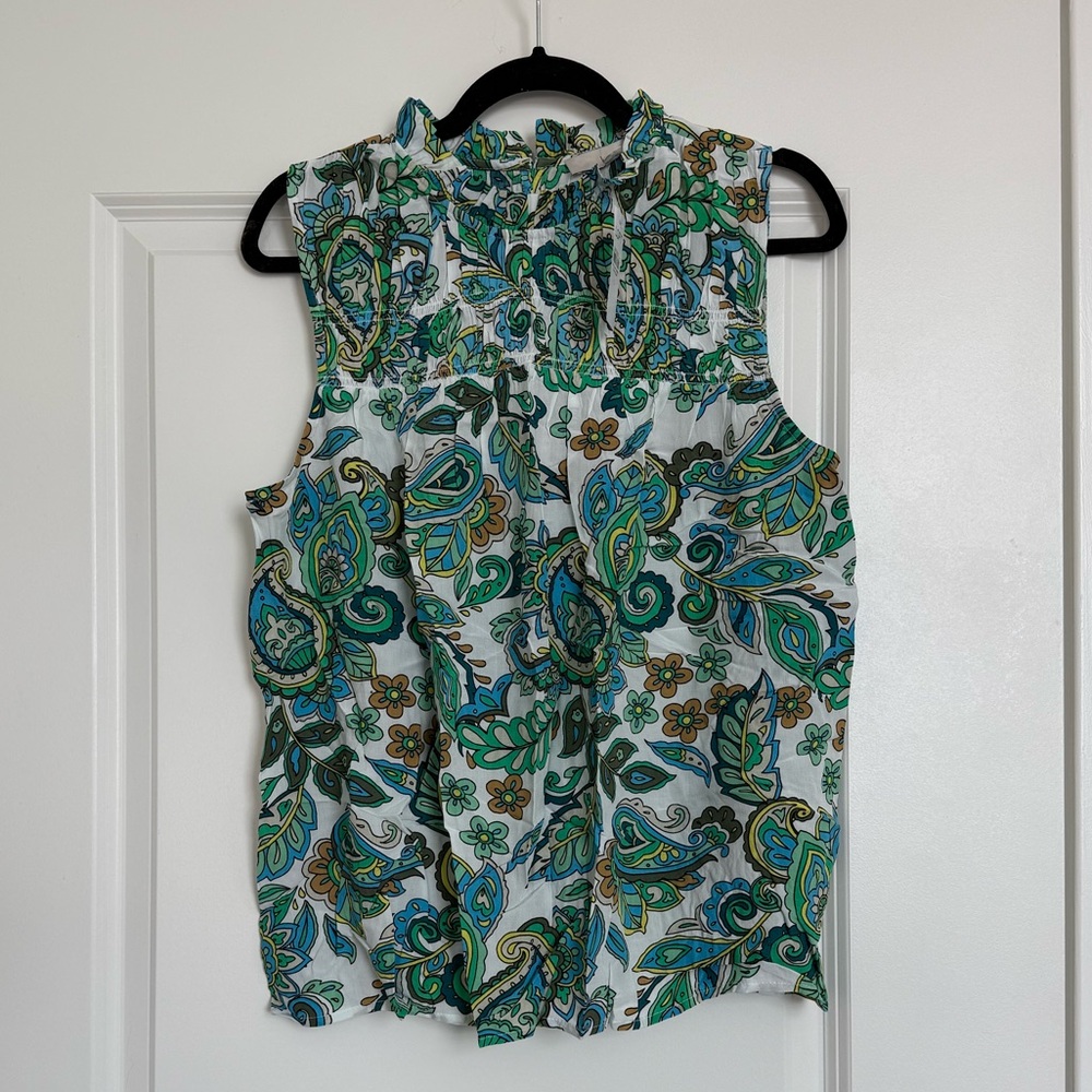 NWT LOFT Floral Sleeveless Top